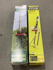 RYOBI 18V ONE+ CORDLESS POLE HEDGE TRIMMER RRP:£129 TO INCLUDE BOSCH ADVANCED HEDGECUT 65 RRP: £188