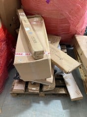 PALLET OF ASSORTED ITEMS TO INCLUDE RECTANGULAR UMBRELLA 2 X 1.25M IN GREY