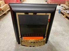 DIMPLEX OPTIFLAME CHERITON DELUXE FREESTANDING ELECTRIC FIRE IN BRASS EFFECT - RRP £304