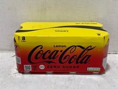 PALLET OF APPROX 160X COCA COLA ZERO LEMON 8 X 330ML MULTIPACKS BBE:30/11/24 (COLLECTION ONLY)