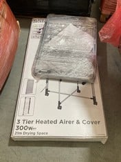 BLACK AND DECKER 3 TIER HEATED AIRER AND COVER 300W TO INCLUDE VILEDA 3 TIER AIRER