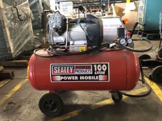 SEALEY SAC10030 COMPRESSOR 100L V TWIN DIRECT DRIVE RRP: £642