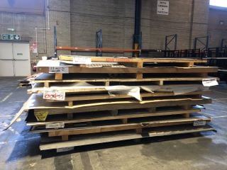 PALLET OF QTY OF SHEET METAL