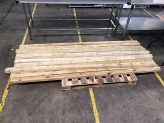 15 X 240CM LENGTHS OF TIMBER