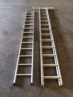 BPS TRADE MASTER PRO 2 X 13 FOOT EXTENDING ALUMINIUM LADDER