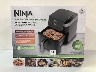 NINJA AIR FRYER MAX PRO 6.2LITRE MODEL: AF180UK (SEALED) - RRP.£129