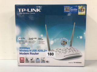 TP-LINK 300MBPS WIRELESS N USB ADSL2+ MODEM ROUTER