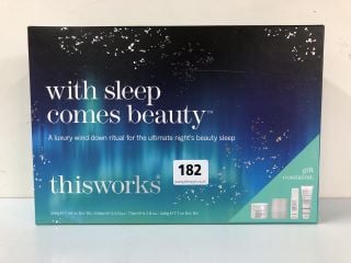 THIS WORKS WITH SLEEP COMES BEAUTY GIFT SET - RRP.£55