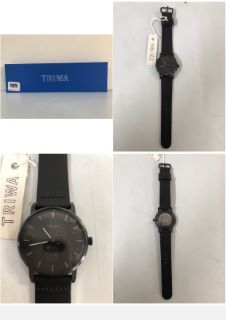 TRIWA MIDNIGHT FALKEN BLACK CLASSIC WATCH - RRP.£79