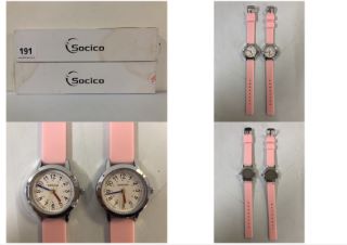 2 X SOCICO WRIST WATCHES