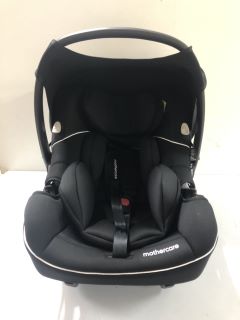 MOTHERCARE ARICA R129 BLACK MESH I - SIZE CAR SEAT (RRP £ 90.00)