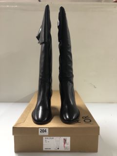 JOHN LEWIS SHILOUGH BLACK BOOTS - SIZE 6 (682165)