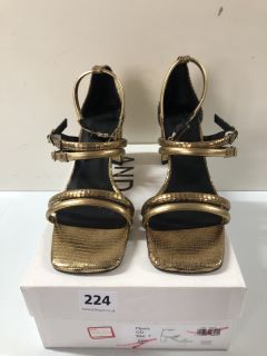 JOHN LEWIS MYSTIC GOLD SHOES - SIZE 7 (666660)