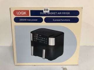 LOGIK DUAL BASKET AIR FRYER