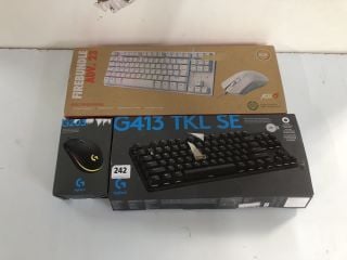 3 X GAMING ITEMS INC. LOGITECH G413 TKL SE MECHANICAL GAMING KEYBOARD