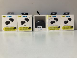 5 X JAM AUDIO PRODUCTS TO INC JAM LIVE FREE WIRELESS EARPHONES