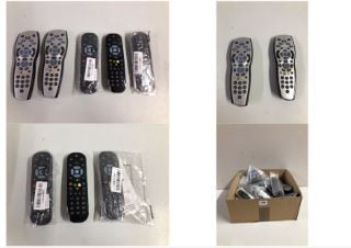 BOX OF VARIOUS TV REMOTES