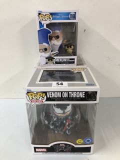 3 X POP! FIGURES INC. MARVEL VENOM ON THRONE 965