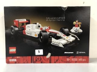 LEGO 10330 ICONS MCLAREN MP4/4 & AYRTON SENNA 18+ 693PIECE (SEALED) - RRP.£69