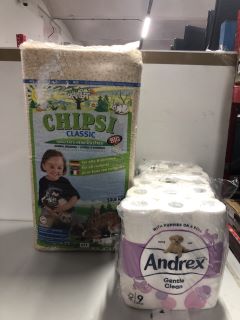 2 X ITEMS TO INC CHIPS CLASSIC ANIMAL BEDDING