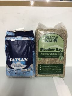 2 X ITEMS TO INC CATSAN HYGIENE PLUS LITTER