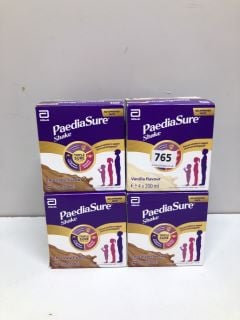 4 X PAEDIA SURE SHAKE CHOCOLATE FLAVOUR - BEST BEFORE 01/2025