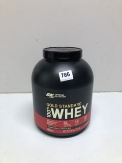 OPTIMUM NUTRITION GOLD STANDARD 100% WHEY DOUBLE RICH CHOCOLATE - BEST BEFORE 06/2026