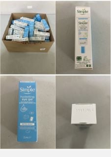 BOX OF SIMPLE HYDRATING EYE GEL 25ML