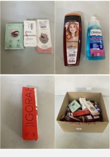 BOX OF BODY WASH PRODUCTS TO INC BAMBOO MAKEUP REMOVER PADS