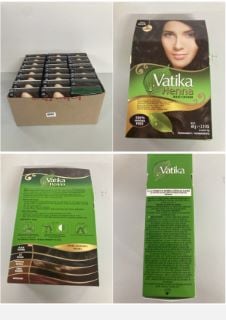 BOX OF VATIKA HENNA HAIR COLOUR