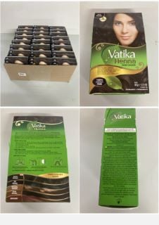 BOX OF VATIKA HENNA HAIR COLOUR