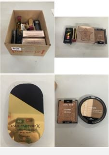 BOX OF BEAUTY PRODUCTS TO INC SUPER STAR TRIPLE BAKED HIGHLIGHTER