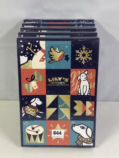 5 X LILYS KITCHEN PROPER FOOD FOR DOGS ADVENT CALANDER - BEST BEFORE 31/07/24