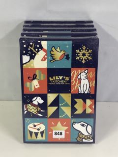 5 X LILYS KITCHEN PROPER FOOD FOR DOGS ADVENT CALANDER - BEST BEFORE 31/07/24