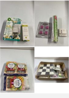 BOX OF ITEMS TO INC AIR WICK FRESH SPRING OASIS VANILLA