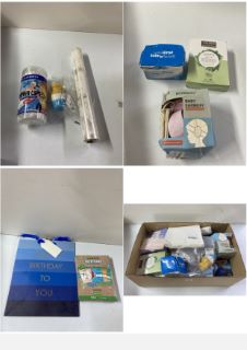 BOX OF ITEMS TO INC WATERPULSE NASALRINSE SALINE PACKETS