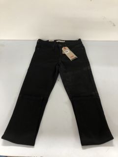 LEVIS 311 SHARPING SKINNY BLAC JEANS - SIZE: 27 X 30 - RRP.£80 (682012)