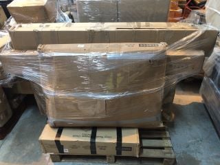 PALLET OF GOODS INCL. CORONA DOUBLE BED LOW FOOT END PALLET OF BED END