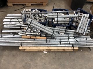 PALLET OF SCAFFOLDING PIPES AND JOINTS IN VARIOUS SIZES