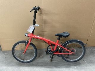 BTWIN FOLDABLE BIKE (X725478) (VAT ONLY PAYABLE ON BUYERS PREMIUIM)