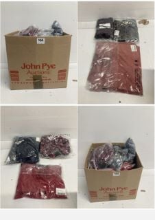 BOX OF PREMIUM CLOTHING ITEMS IN VARIOUS SIZES & DESIGNS