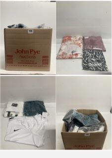 BOX OF PREMIUM CLOTHING ITEMS IN VARIOUS SIZES & DESIGNS