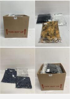 BOX OF PREMIUM CLOTHING ITEMS IN VARIOUS SIZES & DESIGNS