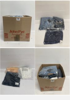 BOX OF PREMIUM CLOTHING ITEMS IN VARIOUS SIZES & DESIGNS