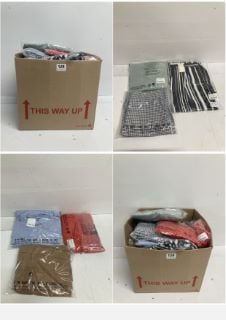 BOX OF PREMIUM CLOTHING ITEMS IN VARIOUS SIZES & DESIGNS