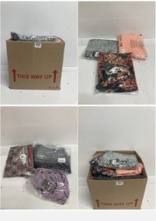 BOX OF PREMIUM CLOTHING ITEMS IN VARIOUS SIZES & DESIGNS