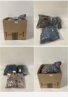 BOX OF PREMIUM CLOTHING ITEMS IN VARIOUS SIZES & DESIGNS