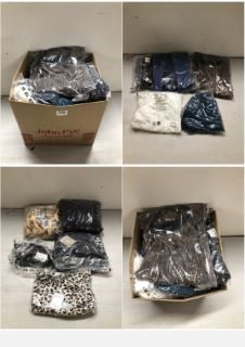 BOX OF PREMIUM CLOTHING ITEMS IN VARIOUS SIZES & DESIGNS