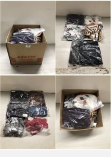 BOX OF PREMIUM CLOTHING ITEMS IN VARIOUS SIZES & DESIGNS