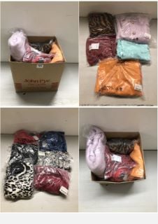 BOX OF PREMIUM CLOTHING ITEMS IN VARIOUS SIZES & DESIGNS